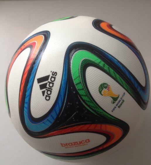 (Retail)New Adidas Official Brazuca Soccer ball 2014 Brazil World Cup footballs Brasil Brazuca El fútbol Special ball match PU football ball size 5#