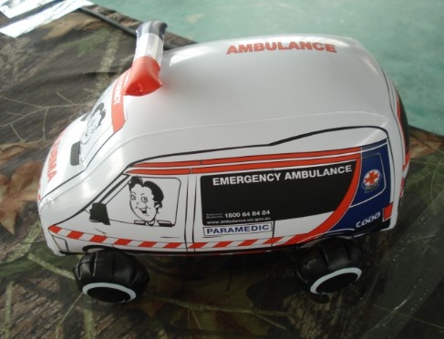 PVC inflatable ambulance/car for advertising