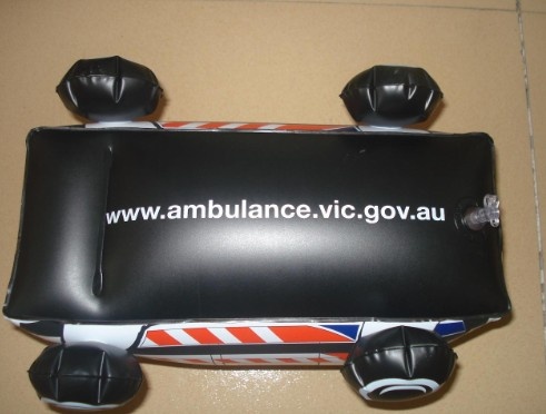 PVC inflatable ambulance/car for advertising