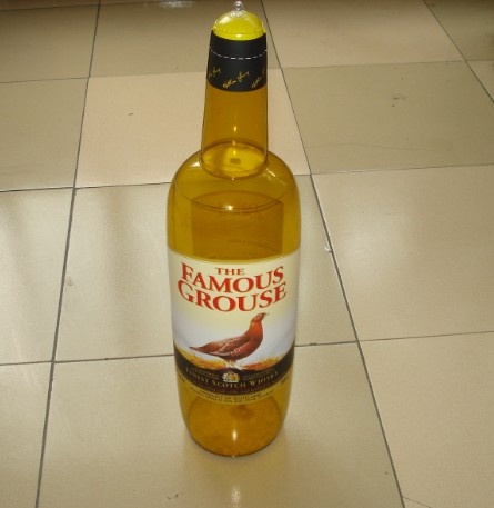 PVC inflatable FAMOUS GROUSE advertising bottle