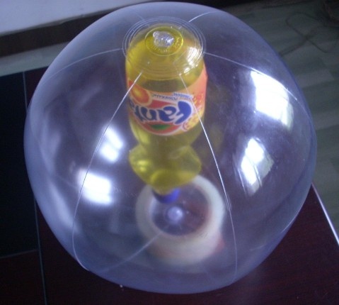 PVC Inflatable 3D FANTA botte in ball for promotional
