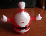 PVC Inflatable X'mas Santa Claus Tumbler for Funny