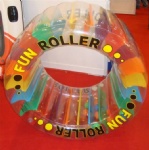 Inflatable Funny Rolls with PVC balls inside for kids