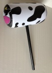 Small PVC inflatable Dairy cow hammers with plastic handle (HAVE STOCK)