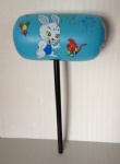 Small PVC inflatable Rabbit hammers with plastic handle (Have STOCK)